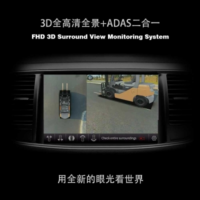 叉车Forklift 360全景监视系统+ADAS