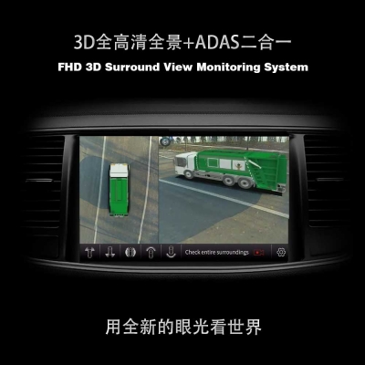 垃圾车360全景监视系统+ADAS
